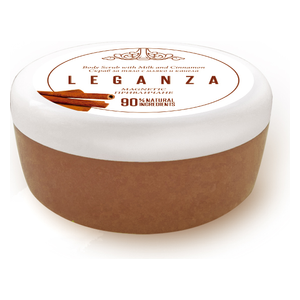  ليغانزا 240 مقشر الجسم بالحليب والقرفة - 240 غم 