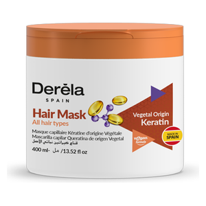  Derela Spain Vegetal Origin Keratin Hair Mask - 400 ml 