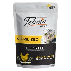 Felicia Sterilised Chicken Cat Food - 85g