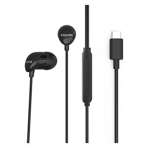  Philips TAE2146 Wired In-Ear Earphones - USB-C - Black 