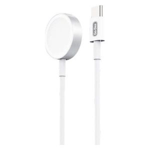 Go-Des GD UC591 - Magnetic Wireless Charging Cable for Apple Watch - USB-C - 1m - White