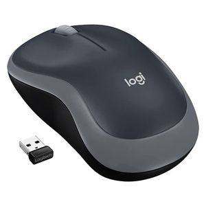  Logitech M186 - Wireless Mouse - Black 