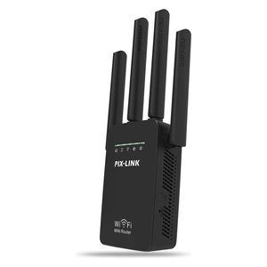  Pix-Link WR16Q - WiFi Repeater - 300Mbps - Black 