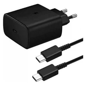  Samsung - Wall Charger & Cable USB-C To USB-C - 45W - Black 