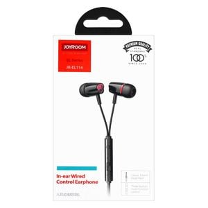  Joyroom JR-EL114 - Headphone In Ear - Black 