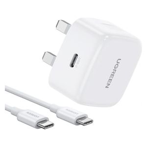  Ugreen CD137 - Wall Charger - 20W - 1 USB-C Port - White 