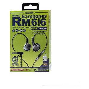  Remax RM-616 - Headphone In Ear - Black 