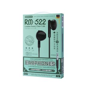  Remax RM-522 - Headphone In Ear - Black 