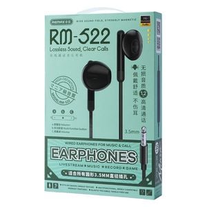  Remax RM-522 - Headphone In Ear - Black 