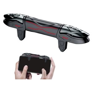  DY13-TRIG-BK - 4-Finger Mobile Game Mechanical Triggers - iOS & Android Compatible - Black 