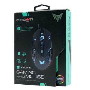  Crown Micro CMGM-X3- - Wired Mouse 