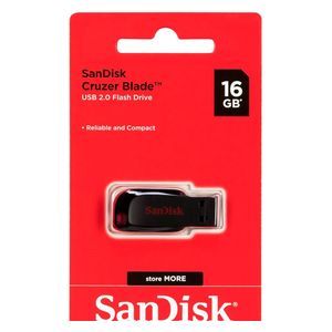  فلاش ميموري سان ديسك 619659000431 USB 2.0 - اسود - 16كيكابايت 