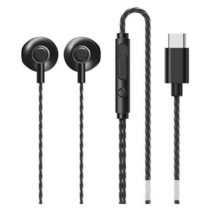  Remax RM-711a - In-Ear Wired Earphones - USB-C - 1.2m - Black 