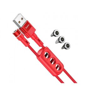 HOCO U98 - Cable 3 in 1 - 1.2m - Red