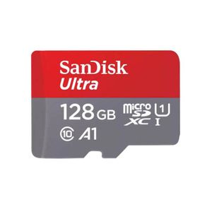 SanDisk 619659200480 - 128GB - SD Card - Gray - Red