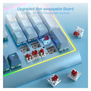  Redragon Wired Keyboard - Blue 