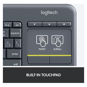  Logitech  Wireless Keyboard - Black 