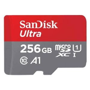 SanDisk 619659200497 - 256GB - SD Card - Gray - Red