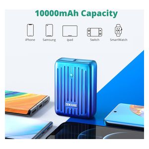  Zendure  - 10000mah - Power Bank - Blue 
