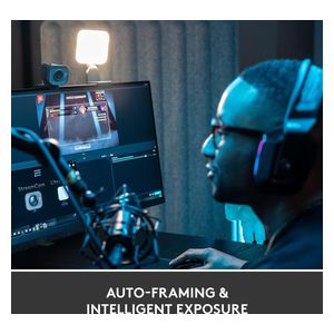  كاميرا ويب لوجيتك - StreamCam Premium - رمادي 