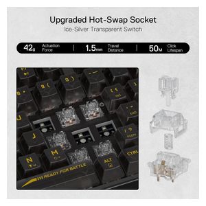  Redragon K658 PRO - Gaming Wireless Keyboard 