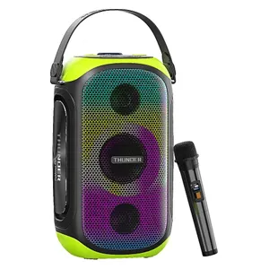 سماعة بلوتوث دبليو اي دبليو يو - TWS Portable Thunder - اصفر