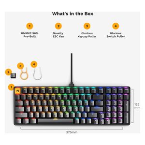  Glorious 810069975177 - Wired Keyboard 