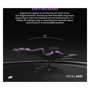  Ari Gaming Gaming Chair - Purple 