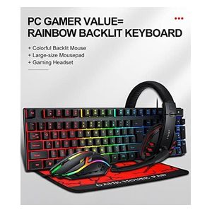 T-Wolf TF800 - Wired Keyboard - Black