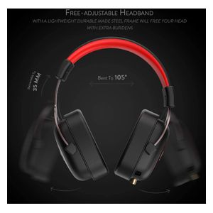  Redragon 6950376778031 - Over Ear Headphones  - Black 