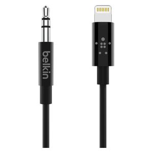 كيبل بلكن لايتينغ الى اوكس - AV10172bt03-BLK - 0.3 متر - اسود