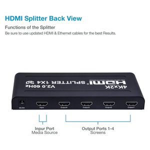  موزع HDMI 1x4 - 47370167_1 - 4 منافذ - 1في4 مخرج - الترا اتش دي 