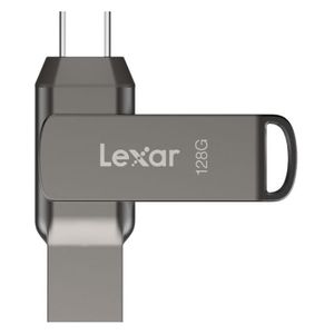 Lexar LJD400 - USB Flash Drive - 128GB - Up to 100 MB/s - Gray