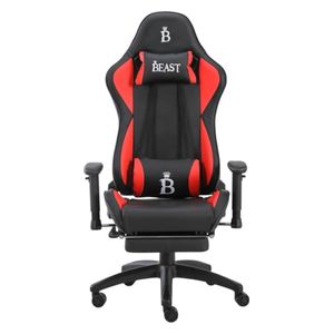 كرسي العاب بيست - SD 024A - ارجاع كامل حتى وضع الاستلقاء - مساند راس وظهر - اسود