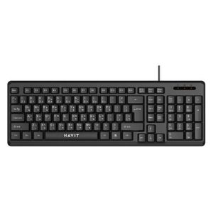 Havit KB241-AR-/-HYKB-KB241-AR-BK - Wired Keyboard - 1.45 - Black