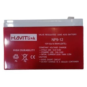  Havit np9-12 - UPS Battery - 12V-9AH - Red 