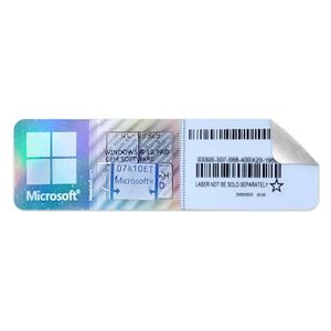  Microsoft Windows 10/11 Pro Activation Sticker - Easy application Comes as a sticker strip that can be applied to devices or cases 