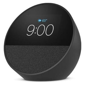 ساعة ذكية ومكبر صوت من اليكسا دوت - شاشة بحجم 2.8 انج - بلوتوث - اسود
