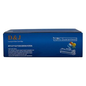 D&J RT-C712/725/285A/435A - LaserJet Ink Cartridge - Approximate print yield is approximately 1600–2000 pages.
