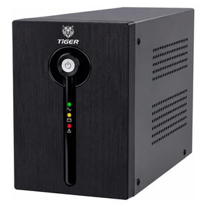 TIGER TU-2000 UPS - 2000VA / 1200W - AVR Voltage Regulation - Black