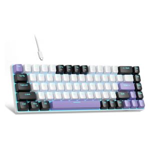 MAGEGEE 3MK BOX - Wired Keyboard - USB-C - LED - White