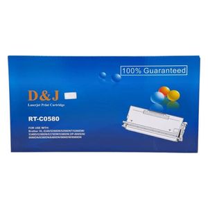 D&J RT-C0580 - LaserJet Print Cartridge - Longer lasting color fastness without fading - Black