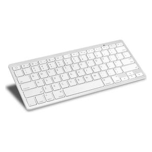 كيبورد بلوتوث دي إم NB2610 -  نحيف وخفيف الوزن - متوافق مع الكمبيوتر واللابتوب والآيباد - ابيض