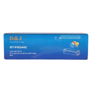 D&J RT-PH244C - Ink Cartridge - High efficiency ensures full utilization of ink capacity - Black