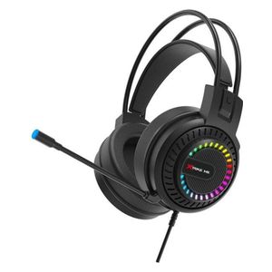  XTRIKE ME HP-318 Over-Ear Stereo Gaming Headset - 50mm Drivers - Stable RGB Lighting - Unidirectional Microphone - Ergonomic Dual-Ear Design 