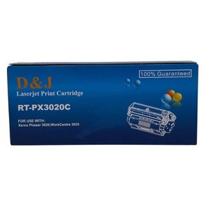 D&J RT-PX3020C - LaserJet Print Cartridge - Compatible With Xerox Phaser 3020 / WorkCentre 3025 - Easy to install and replace