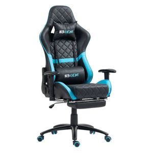  BETA Racing - Gaming Chair - Backrest tilts up to 135 degrees & Casters Wheels - Black 