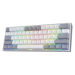  Redragon Fizz K617 RGB Mechanical Gaming Keyboard - RGB - White Gray 