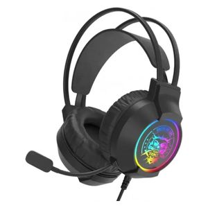  XTRIKE MEGH-516 Over-Ear Gaming Headset - 7.1 Virtual Surround Sound - 50mm Drivers - High Sensitivity Flexible Microphone - Stable RGB Lighting - USB Connectivity 