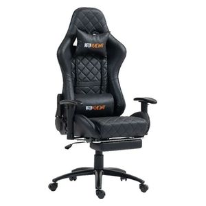  BETA Racing - Gaming Chair - Backrest tilts up to 135 degrees & Casters Wheels - Black 